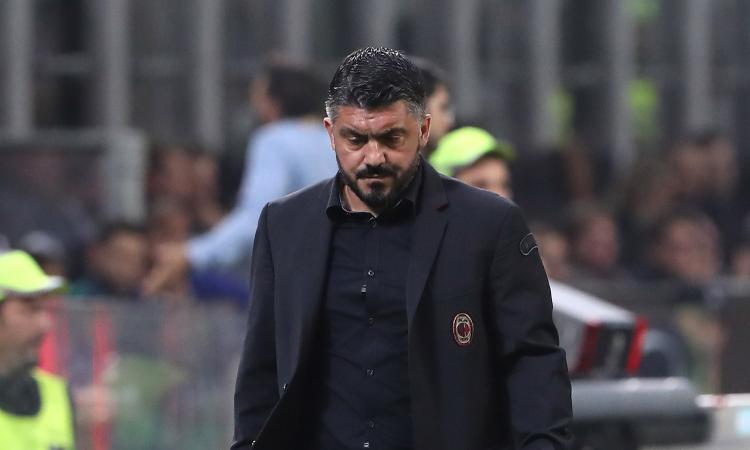 Milan, la panchina non va: Gattuso appeso ai titolari