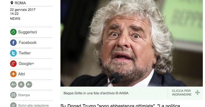 Grillo cerca di trovare una giustificazione alle parole pronunciate al Circo Massimo