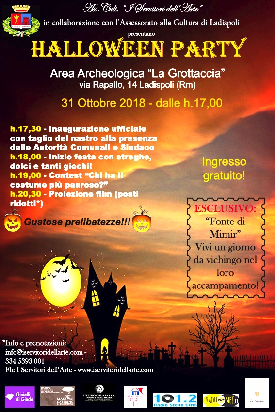 Mercoledì 31 la mostruosa notte  di Halloween alla Grottaccia