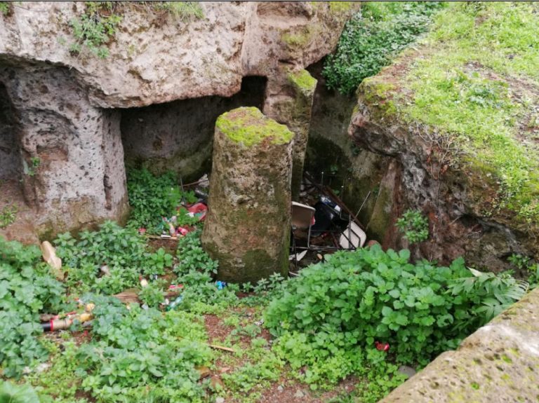 Fratelli d’Italia denuncia: “ Una discarica nel sito archeologico della Legnara di Cerveteri”