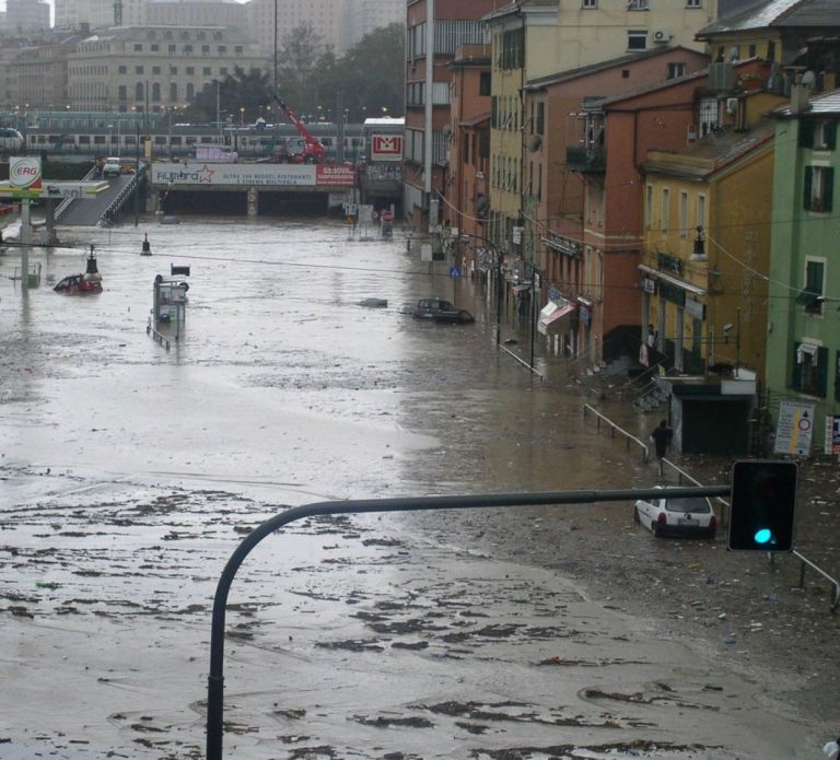 Liguria, ancora maltempo: forti piogge a Genova