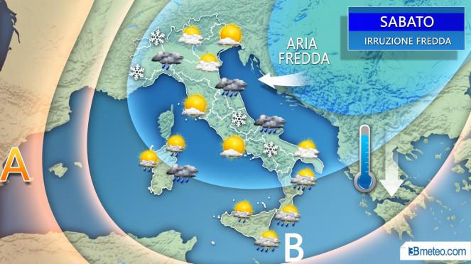 Meteo: in arrivo aria fredda dalla Russia nel terzo week end di novembre