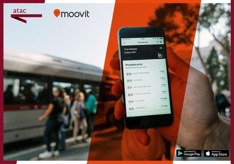 Mobilità a Roma, Atac e Moovit siglano accordo per migliorare i servizi