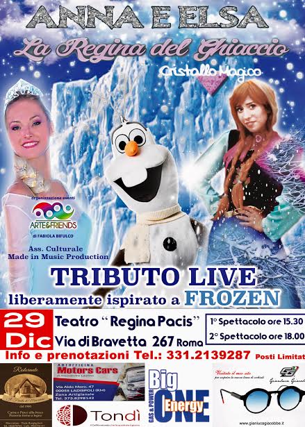 Musical “Anna e Elsa- la regina del Ghiaccio”