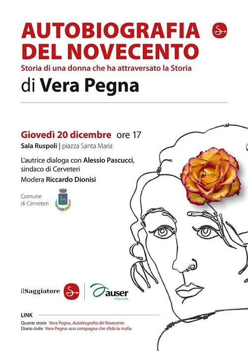 Autobiografia del Novecento: a Cerveteri  Vera Pegna racconta un secolo di lotta
