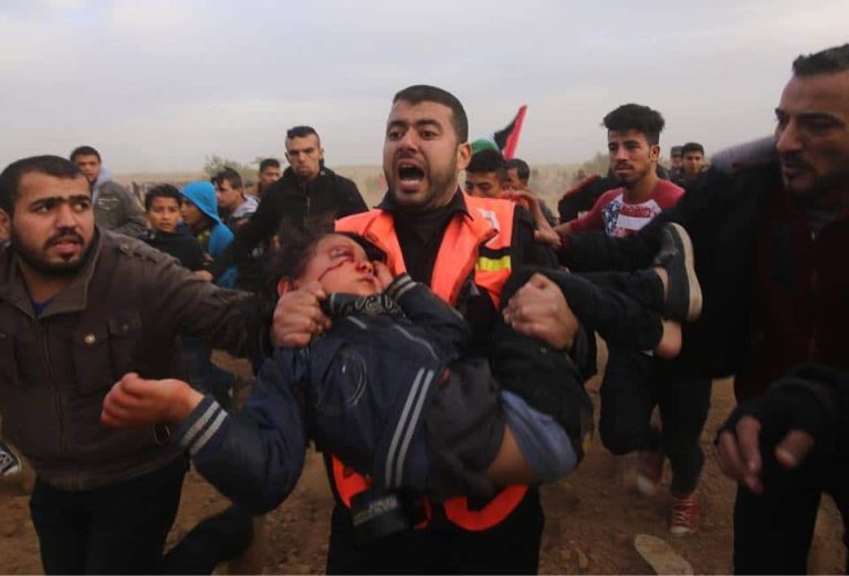 Gaza, morto un bimbo di 4 anni palestinese in seguito agli scontri con le forze di sicurezza israeliane