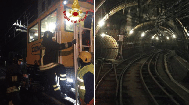 Firenze, incidente ferroviario nella galleria ‘Pellegrino’: feriti tre operai
