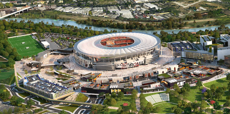 Raggi: “La relazione del Politecnico di Torino non fermerà il progetto dello Stadio dell’As Roma”