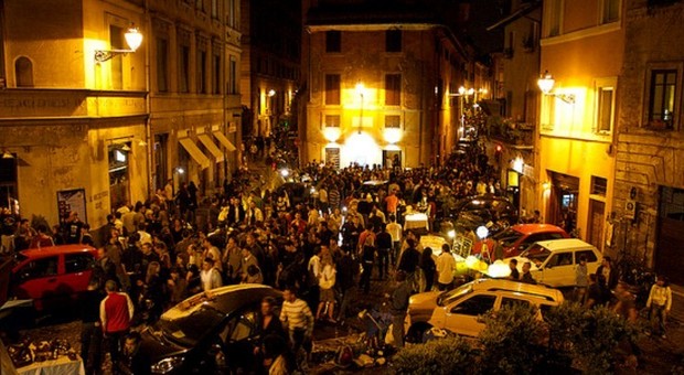 Trastevere, la movida e lo spaccio