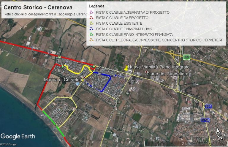 La ciclovia Tirrenica da Civitavecchia  a Fiumicino passerà anche da Cerveteri