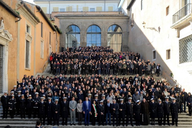 Debutto in strada per i 407  Vigili neoassunti di Roma Capitale