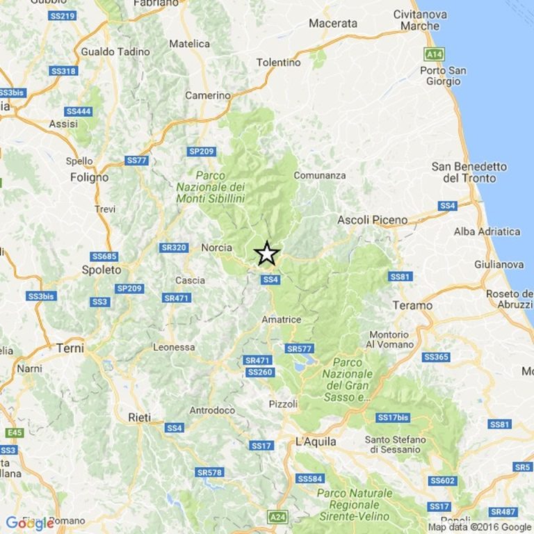 Ascoli Piceno: registrata scossa sismica di magnitudo 3.1