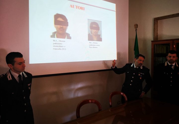 Polesella (Rovigo), arrestati due pakistani per traffico illecito di clandestini