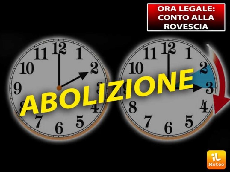 Ora legale addio dal 2021