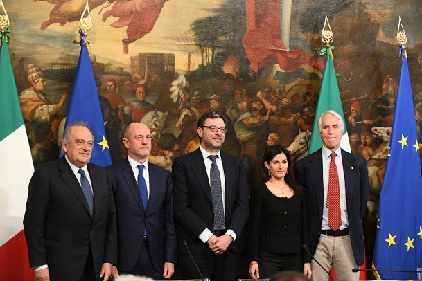 Roma, Giorgetti e Raggi presentano gli Internazionali BNL d’Italia 2019 