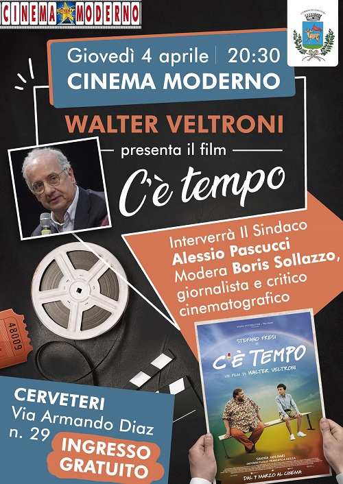 Al Cinema Moderno Walter Veltroni presenta ‘C’è Tempo …’