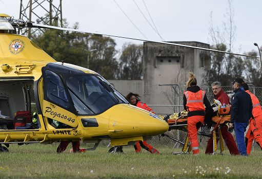 Pegnognaga (Mantova), precipita un elicottero: morto il pilota