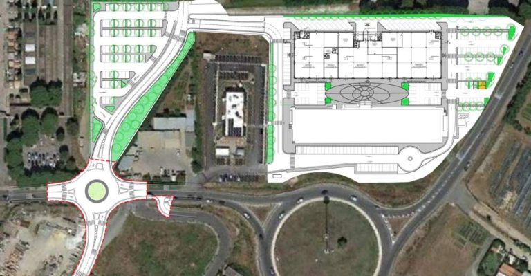 In arrivo nuova rotonda per centro commerciale in zona Mc Donald’s