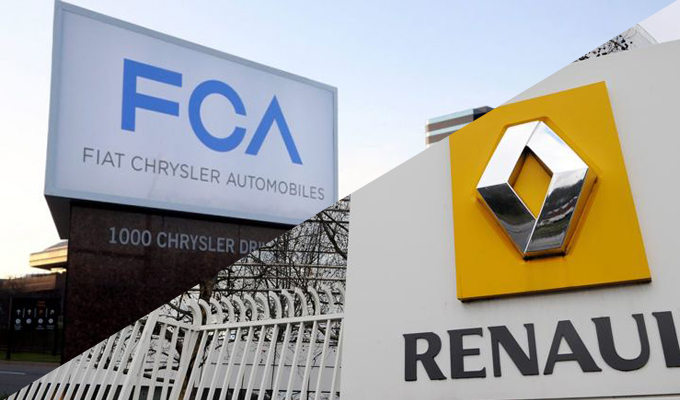 Auto, Fca ha presentato la proposta di fusione con il gruppo Renault