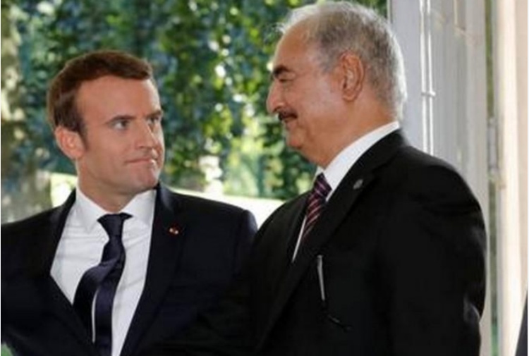 Francia, il presidente Macron riceve all’Eliseo il leader libico Haftar