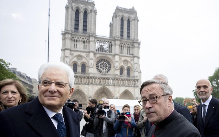 Il presidente Mattarella stempera le tensioni con la Francia