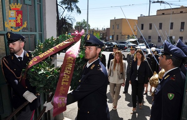 Roma, commemorata morte agente Antonio Galluzzo vittima dei Nar