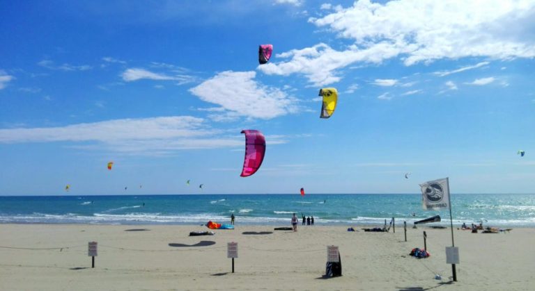 Campo di Mare: l’area kitesurf si sposta più a Nord