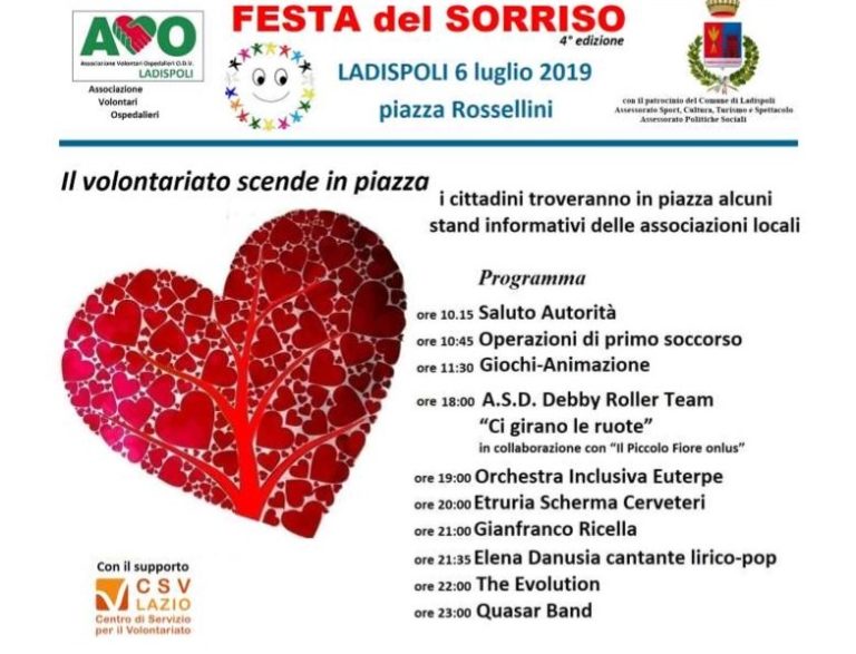 Tutto pronto per la quarta Festa del Sorriso