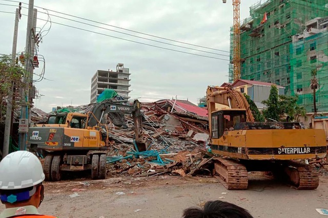 Cambogia, crolla un palazzo di sette piani a Sihanoukville: tre operai morti e altri 18 feriti