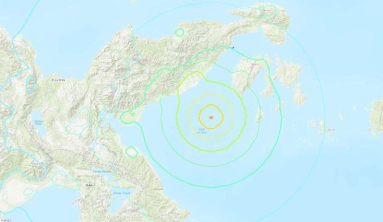 Molucche (Indonesia), registrata violenta scossa sismica di magnitudo 7.7