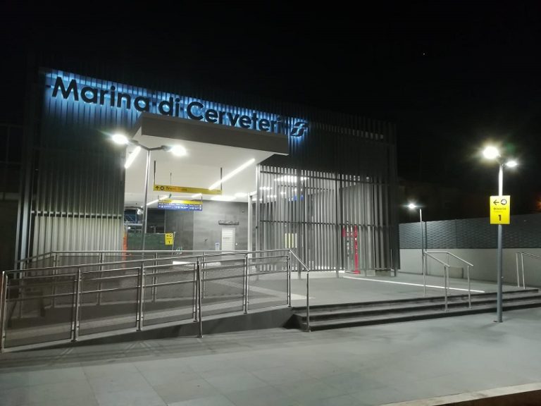 Stazione RFI Marina di Cerveteri: quasi completati i lavori di restyling