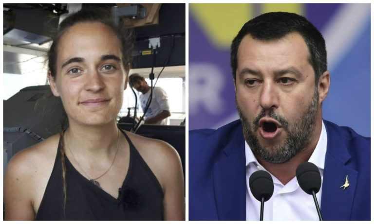 E’ arrivata la querela di Carola Rackete indirizzata a Matteo Salvini