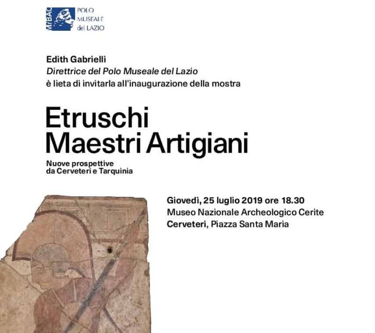 15anni di UNESCO: si inaugura la Mostra “Etruschi Maestri Artigiani”
