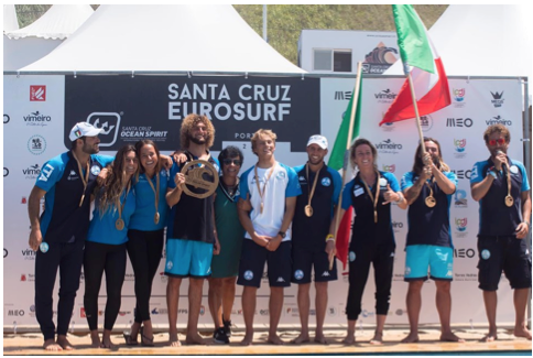 Eurosurf 2019, Italia campione d’Europa: brillano i ladispolani Gregori e D’amico