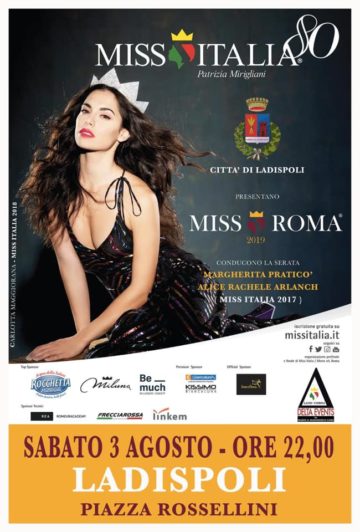 Il 31 luglio conferenza di presentazione dell’evento Miss Roma a Ladispoli