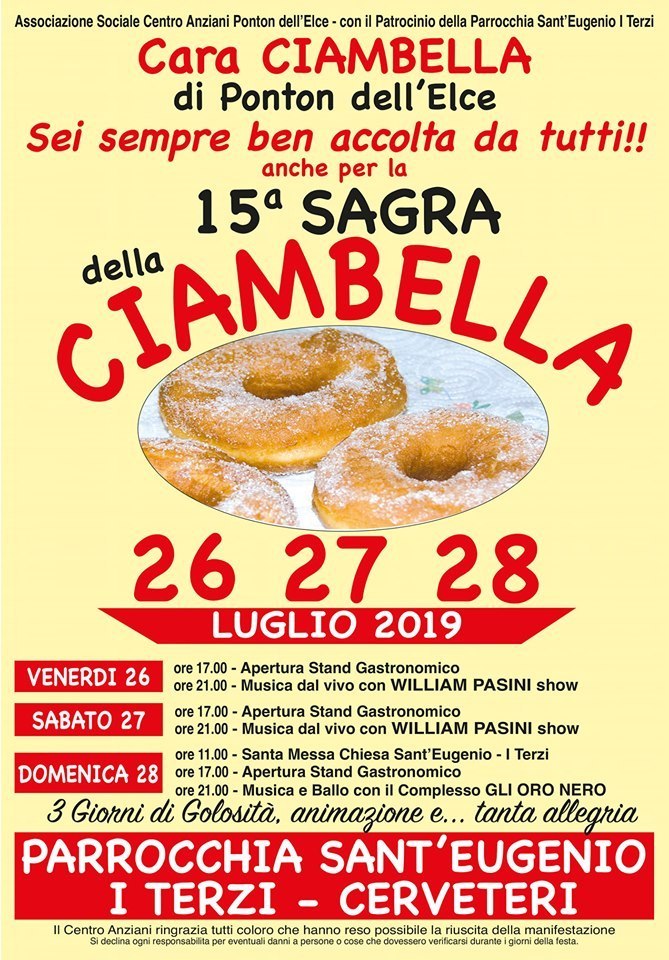 I Terzi, nel weekend la 15esima edizione della Sagra della Ciambella