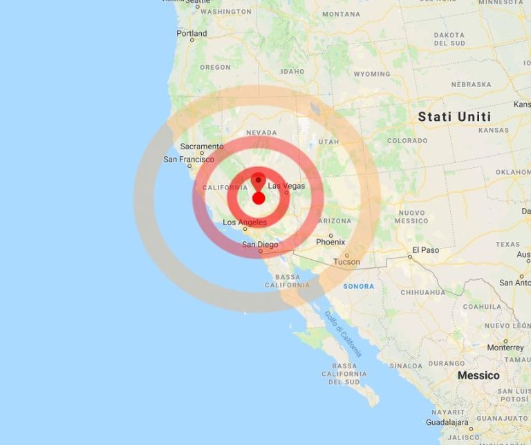 Paura in California per un violento terremoto di magnitudo 6.4 nella Sierra Nevada e avvertito anche a Los Angeles