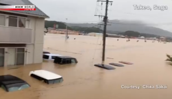 Giappone, evacuate 800mila persone per le piogge torrenziali nel sud-ovest del Paese