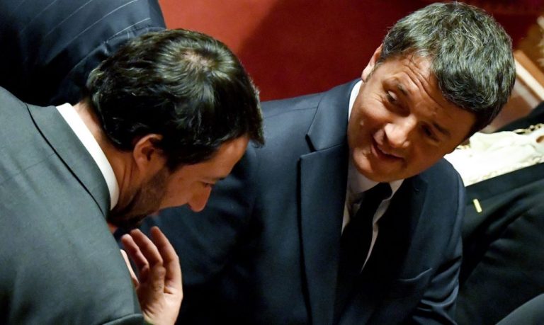 Renzi lancia la sfida a Salvini: “Vediamo chi prende più voti in un confronto elettorale”