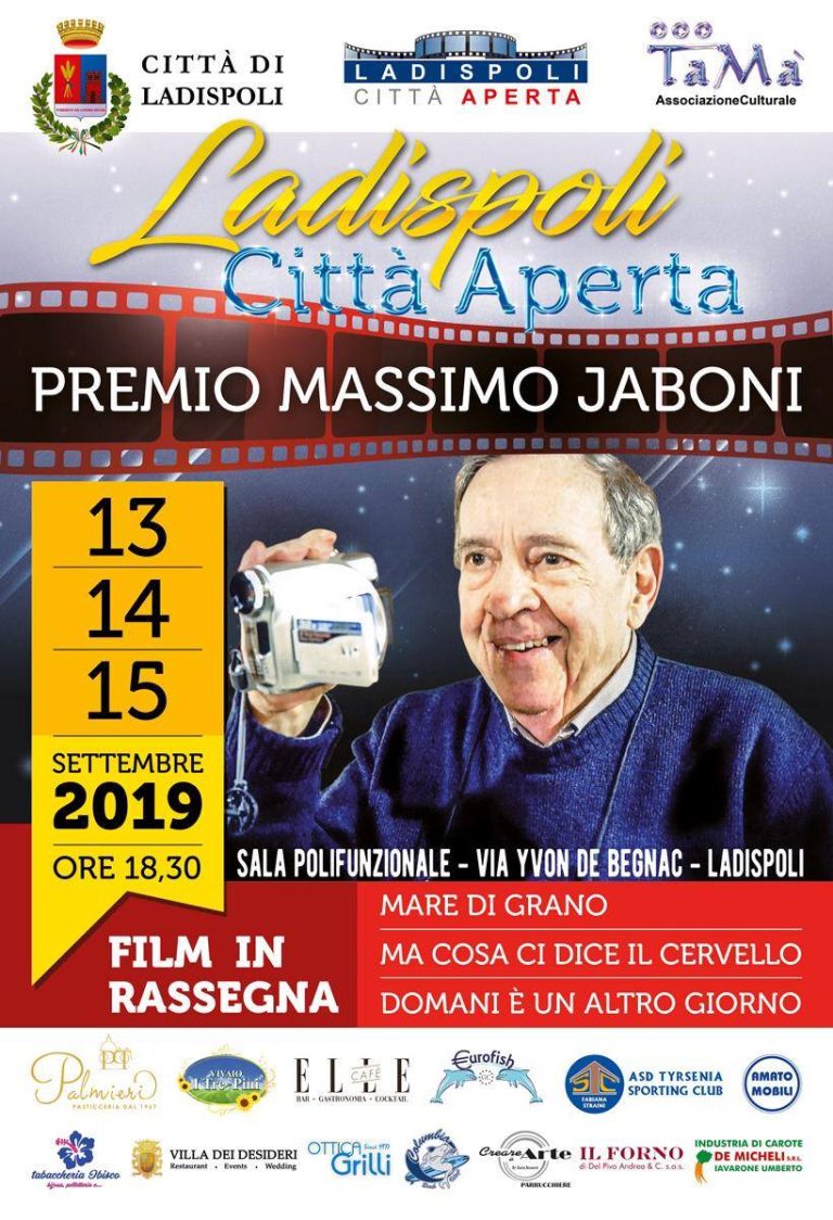 Tutto pronto per la 5° edizione della rassegna cinematografica “Ladispoli Città Aperta”