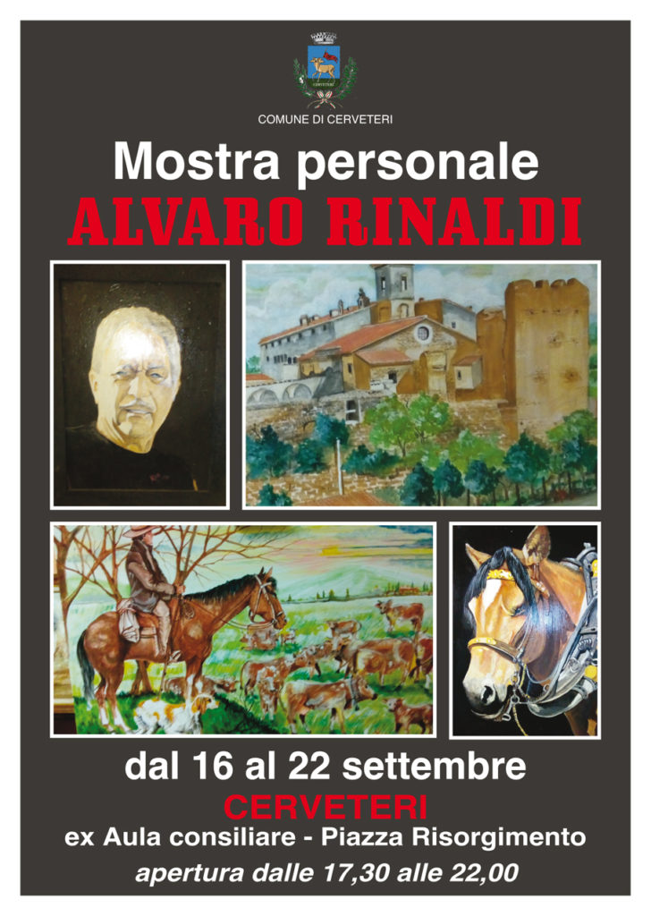 Arte: in Piazza Risorgimento mostra personale di Alvaro Rinaldi
