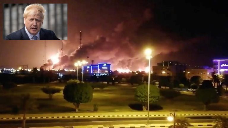 Golfo Persico, anche il premier Boris Johnson accusa l’Iran per l’attacco al petrolio saudita