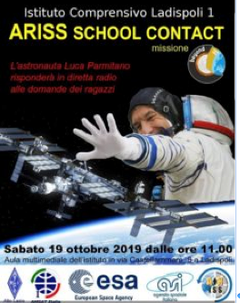 Ladispoli 1, l’astronauta Luca Parmitano risponderà in diretta radio alle domande dei ragazzi