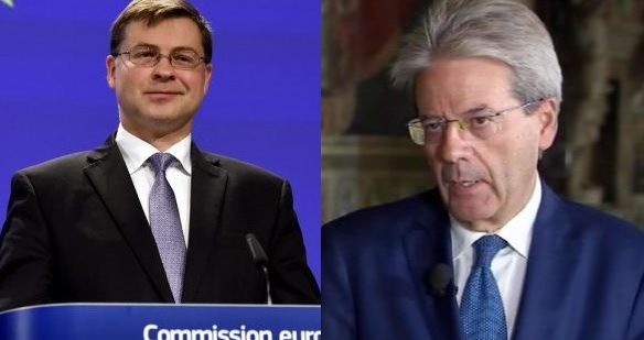 Commissione europea, il vice presidente Dombrovskis: “Con Gentiloni lavoreremo in modo costruttivo”