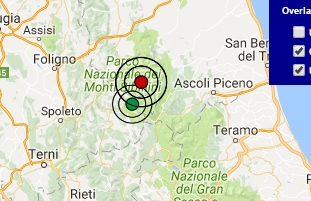 Castelsantangelo sul Nera (Macerata), scossa sismica di magnitudo 3.2