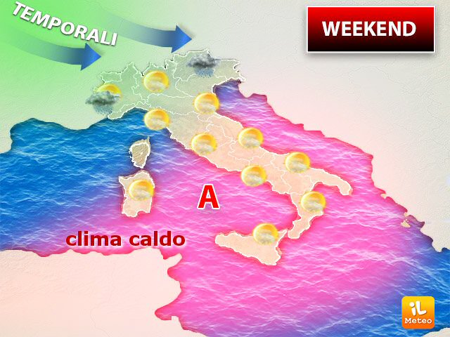 Meteo: in arrivo l’ultimo week end con temperature estive