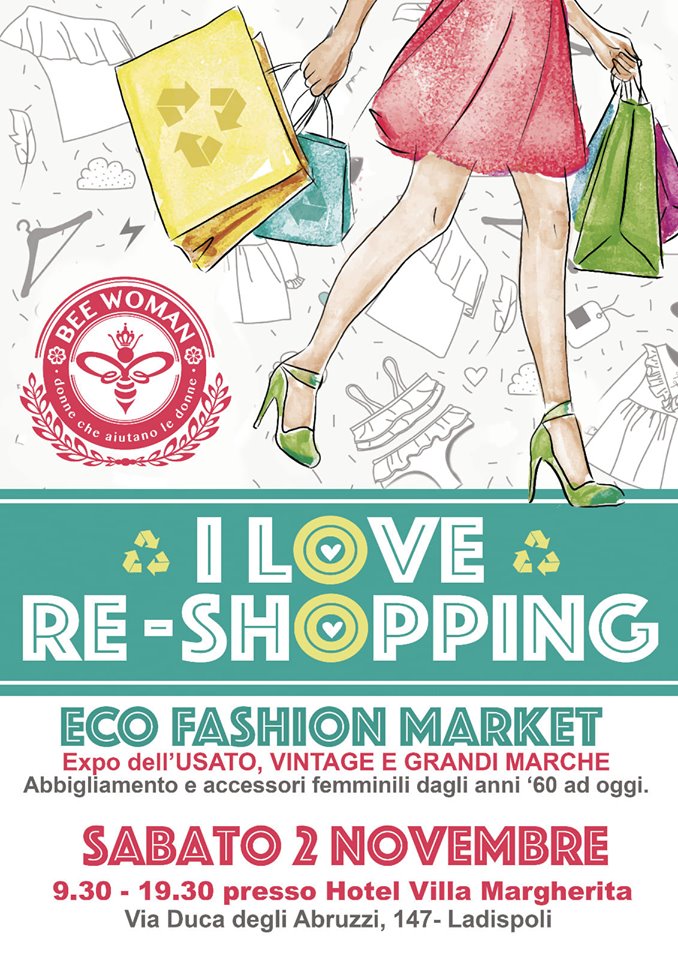  “I love re-shopping”, l’iniziativa originale di Bee Woman