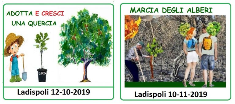 “Adotta e cresci una quercia” e la “Marcia degli Alberi” tornano a Ladispoli