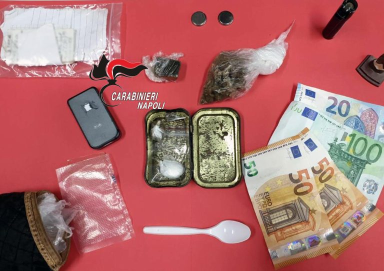 Boscoreale (Napoli), arrestato spacciatore di droga: riceve il reddito di cittadinanza