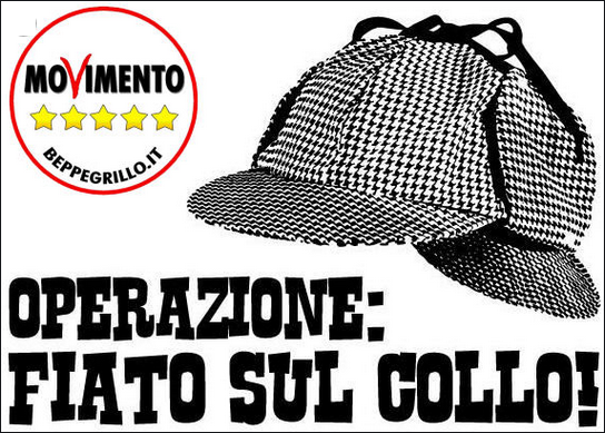 M5S con il  #fiatosulcollo di Pascucci